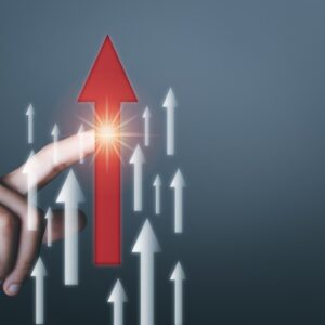 business growth. Digital marketing. Connecting through the network, Optimize business process workflow.