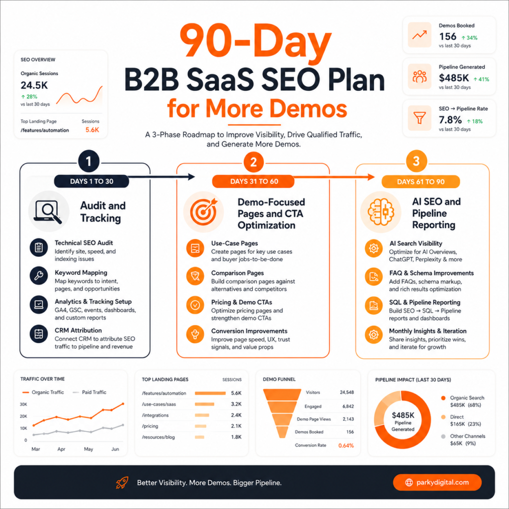 B2B SaaS SEO 90-Day Roadmap