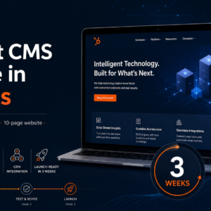 Delivered a HubSpot CMS Website in Three Weeks