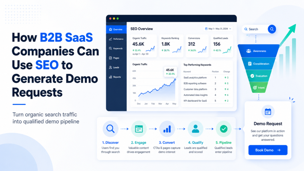 How B2B SaaS Companies Can Use SEO to Generate Demo Requests
